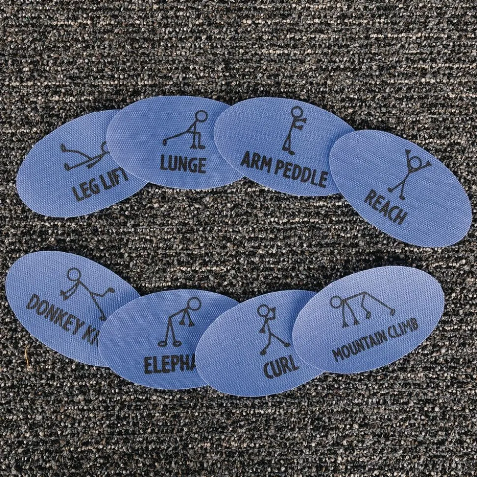 Carpet Mark-Its™ Get Moving Activity Set of 30