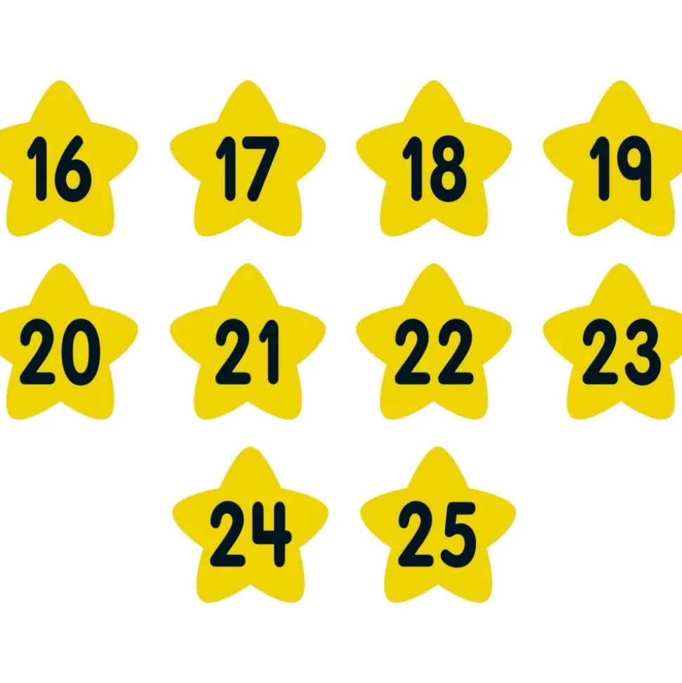 Carpet Mark-Its Move And Groove! Numbers Through 25 Task Cards Kit - 26 carpet spots, 20 task cards