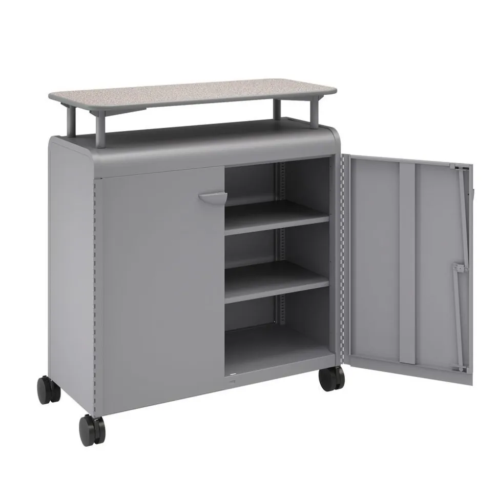 Cascade® Mega Cabinet with Doors - Mobile Metal Storage