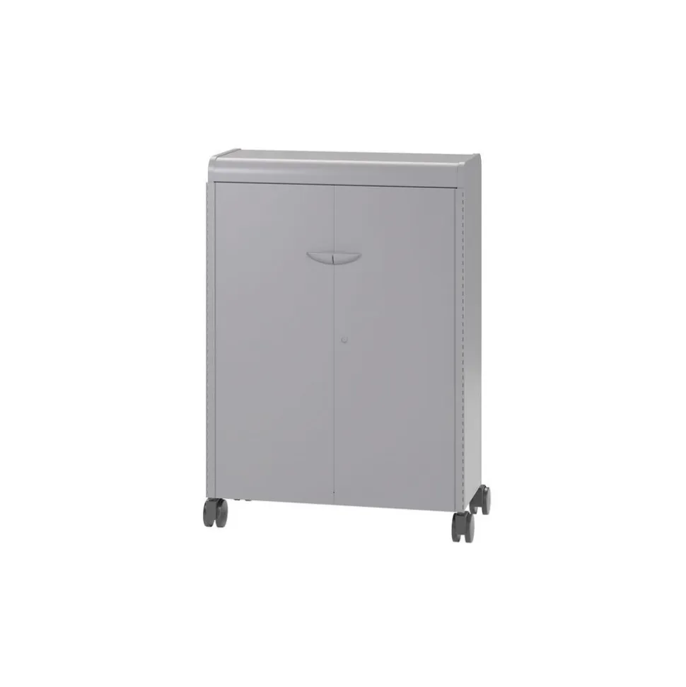 Cascade® Mega Tower Mobile Storage Cabinet with Locking Doors