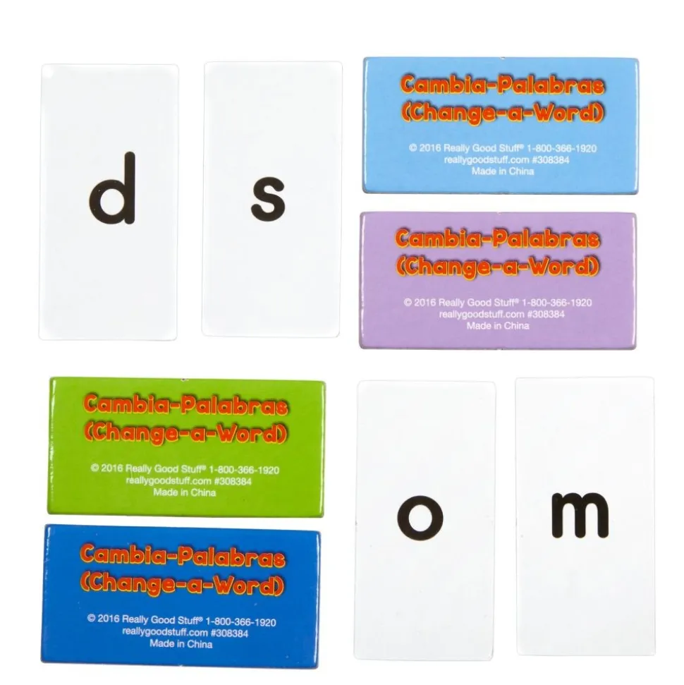Centro de aprendizaje™: Cambia-Palabras (Spanish Change-AWord) - 1 literacy center