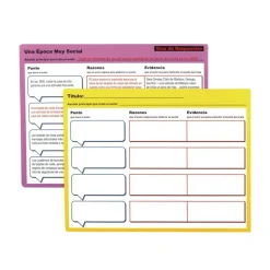 Centro de Aprendizaje: Evidencia, Razones, Puntos y Asuntos del Autor (Spanish Author''s Points, Reasons, and Evidence Literacy Center)