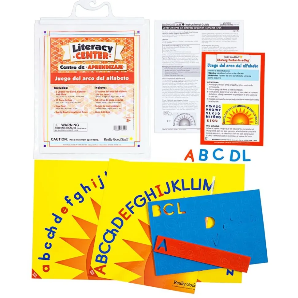 Centro de aprendizaje™: Juego del arco del alfabeto (Spanish Alphabet Arch) - 1 literacy center
