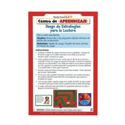 Centro de Aprendizaje: Juego de Estrategias para la Lectura Nivel 1 (Spanish Reading Strategies Game Literacy Center, Level 1)
