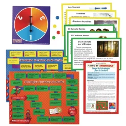 Centro de Aprendizaje: Juego de Estrategias para la Lectura Nivel 1 (Spanish Reading Strategies Game Literacy Center, Level 1)