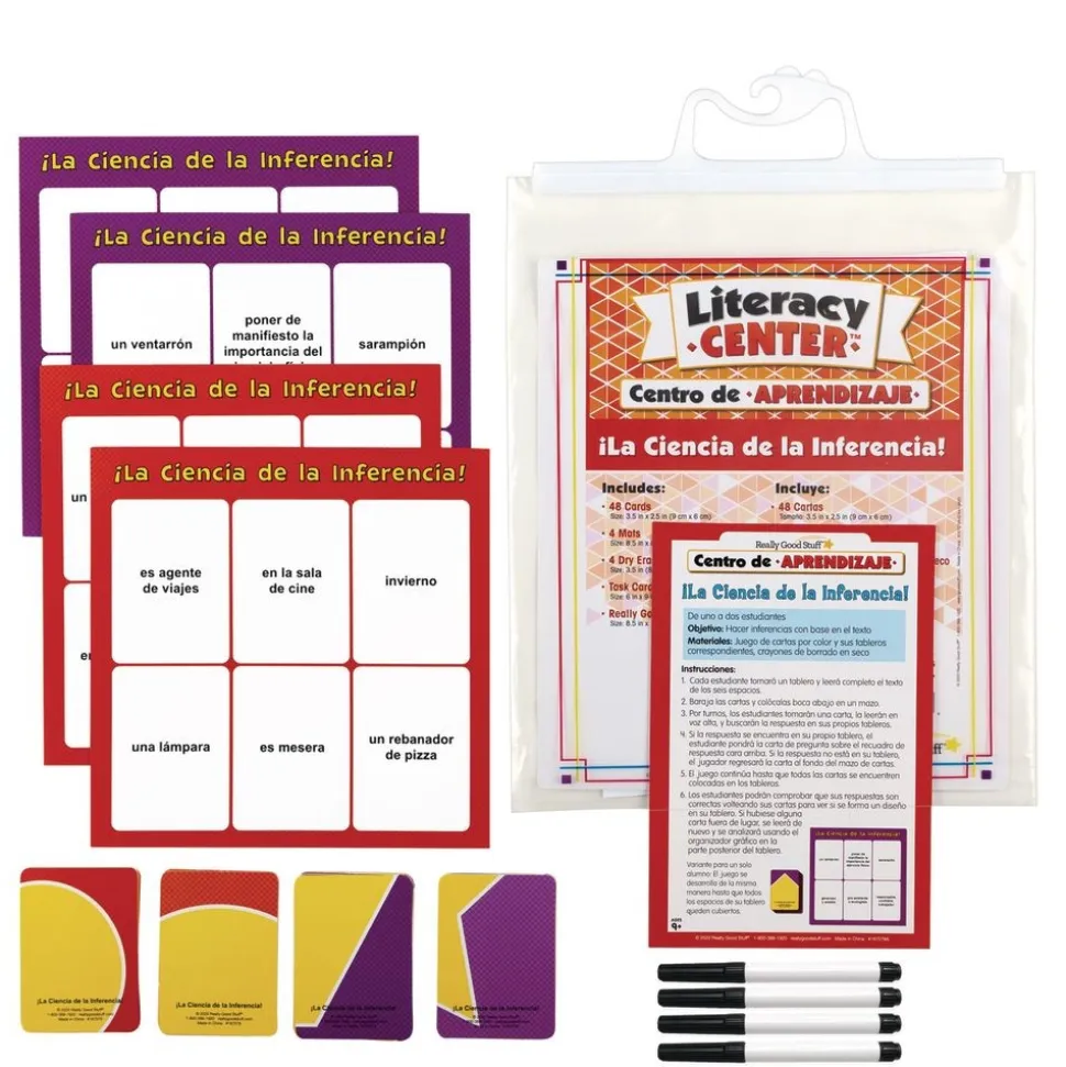 Centro de Aprendizaje: La Ciencia de la Inferencia! (Spanish Making Inferences Literacy Center)