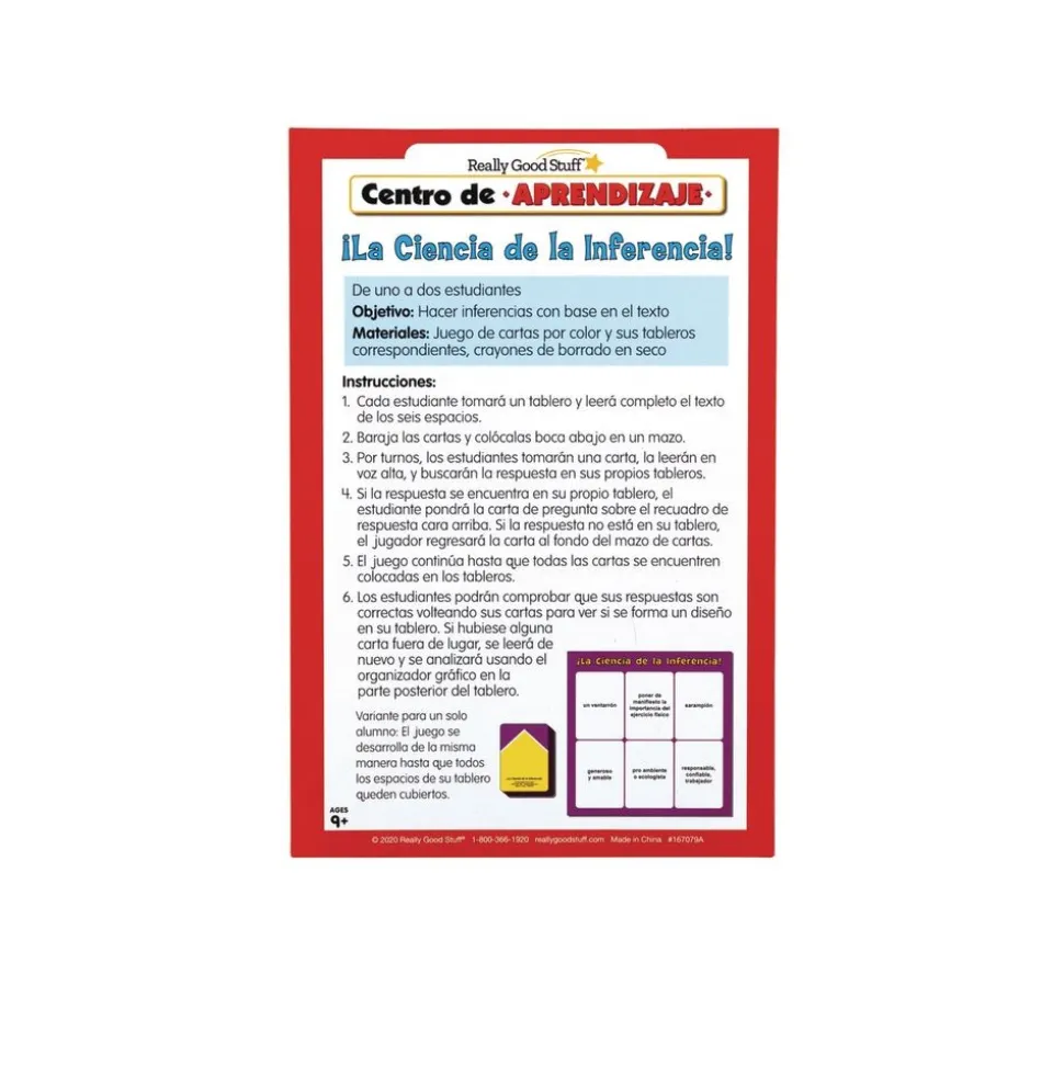Centro de Aprendizaje: La Ciencia de la Inferencia! (Spanish Making Inferences Literacy Center)