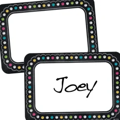 Chalkboard Brights Name Tags/Labels - 36 labels