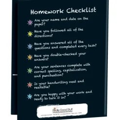 Chalkboard Motif Homework Folders - 12 folders