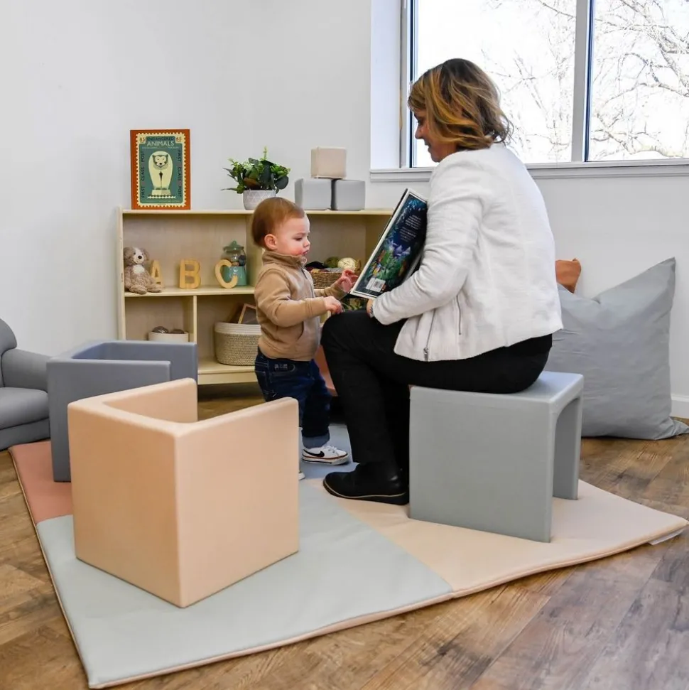 Children's Factory® 3-in-1 Cube Chair - Set of 4 - Elements