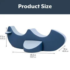 Children's Factory® Rocket the Rocker - Double Plane Soft Foam Rocker