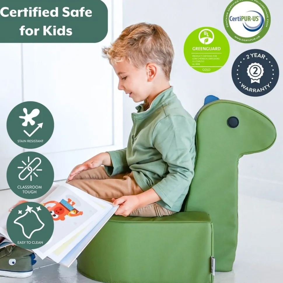 Children's Factory® Spike the Dino Soft Play Seat