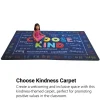 Choose Kind Black 6' x 9' Rectangle Pixel Perfect Carpet