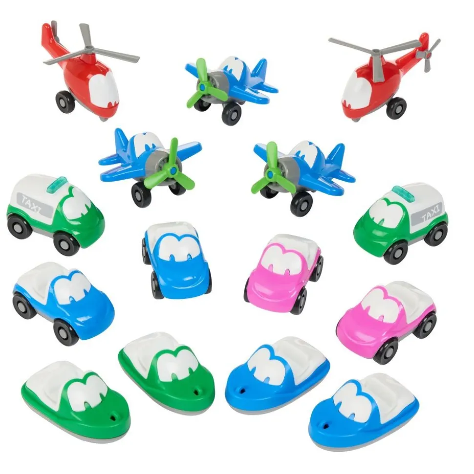 Chubby Land, Sea, and Air Vehicles - Set of 15
