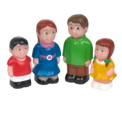 Chunky Caucasian Family Figures - Set of 4
