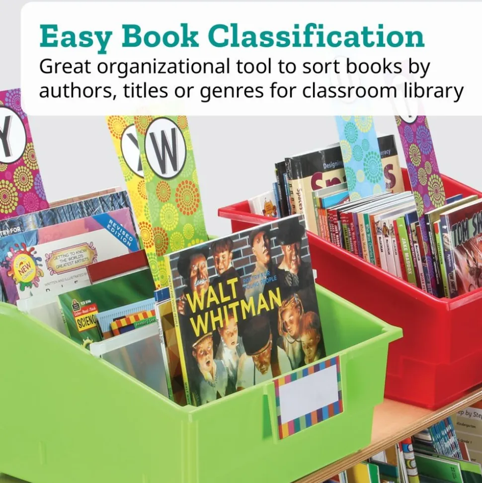Classroom Library Alphabet Book Dividers - 26 dividers