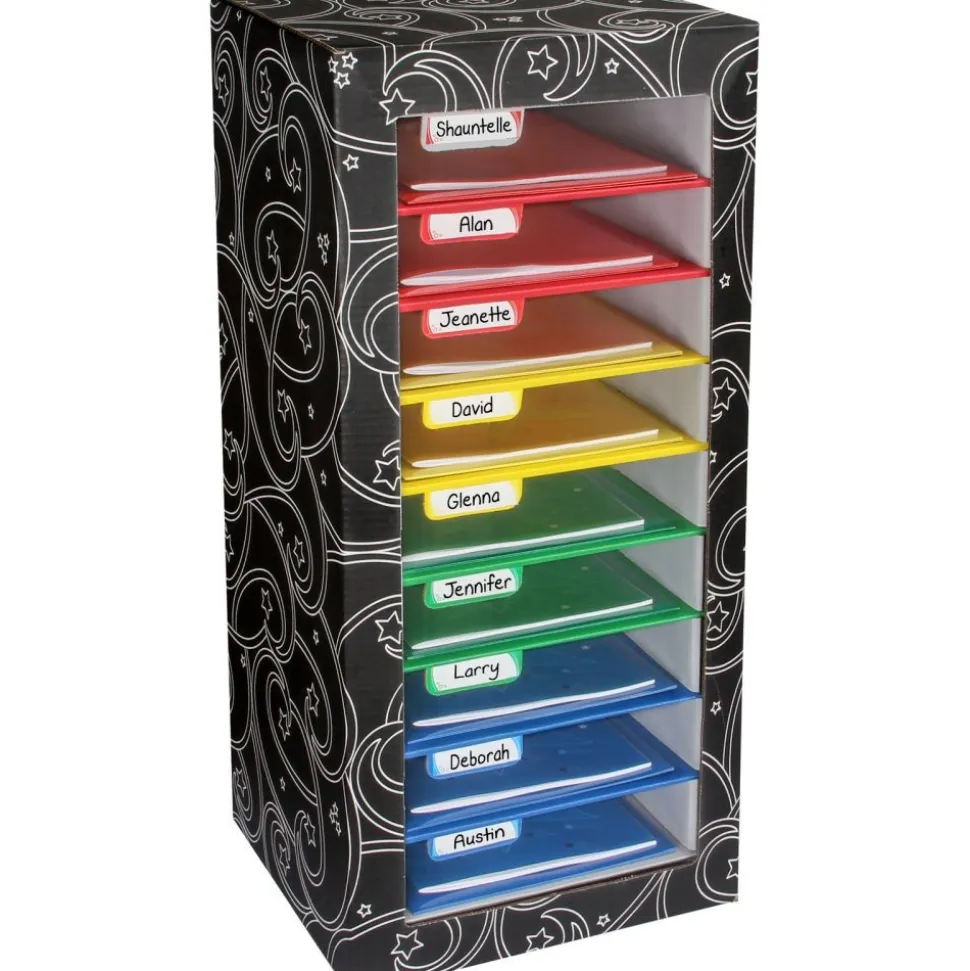 Classroom Mail Center™ - 9 Slot, 4 Color Grouping Design