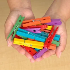 Classroom Management Rainbow Clothespins - 6 Colors