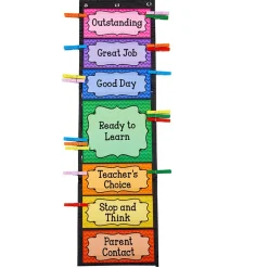 Classroom Management Rainbow Clothespins - 6 Colors
