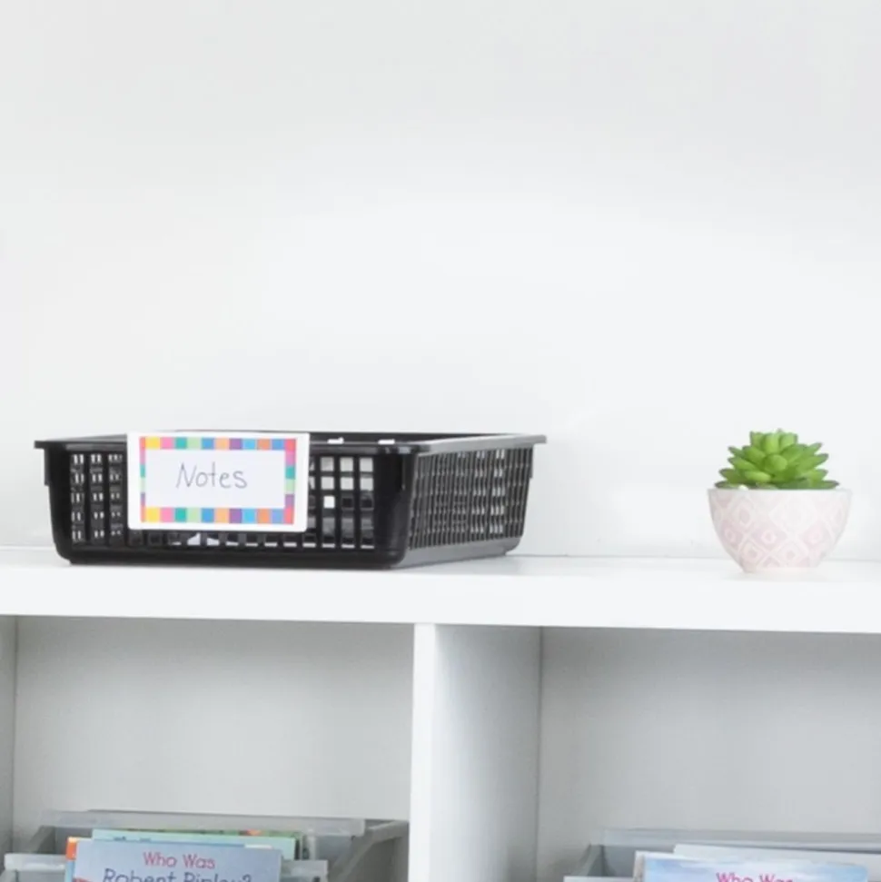 Classroom Paper Baskets - Black - 4 baskets