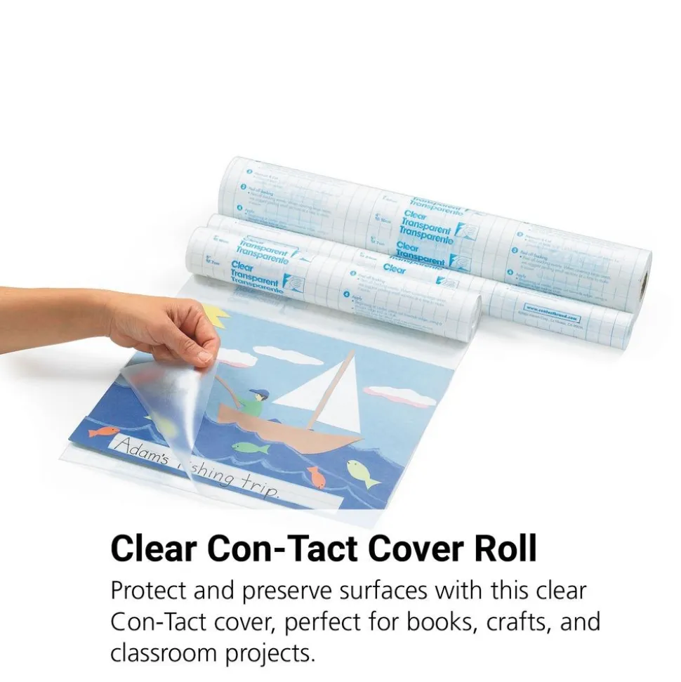 Clear Con-Tact® Cover - 12"W x 36'L