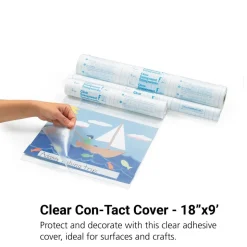 Clear Con-Tact® Cover - 18" x 9 ft.
