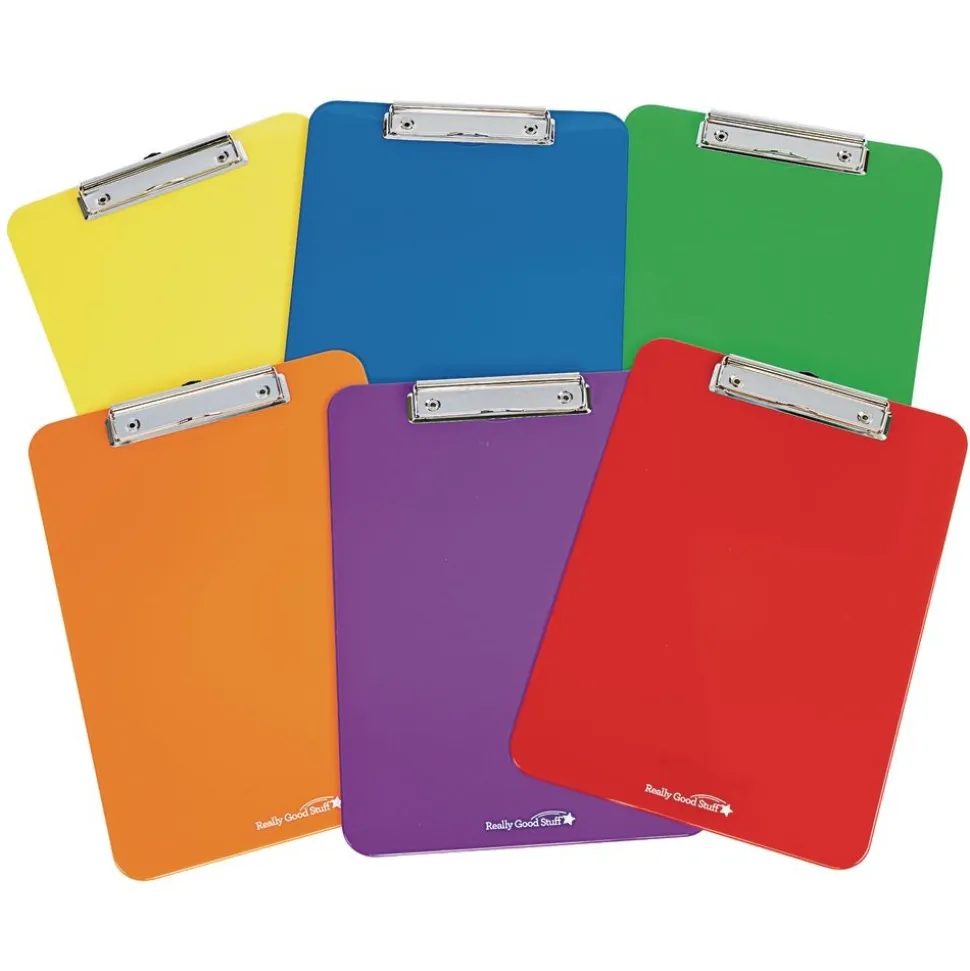 Clipboard Stand With 12 Colorful Clipboards