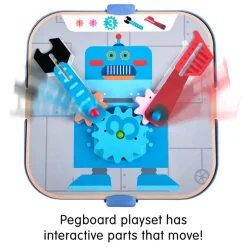 Cogworks Experimental Pegboard Playset - 121pcs