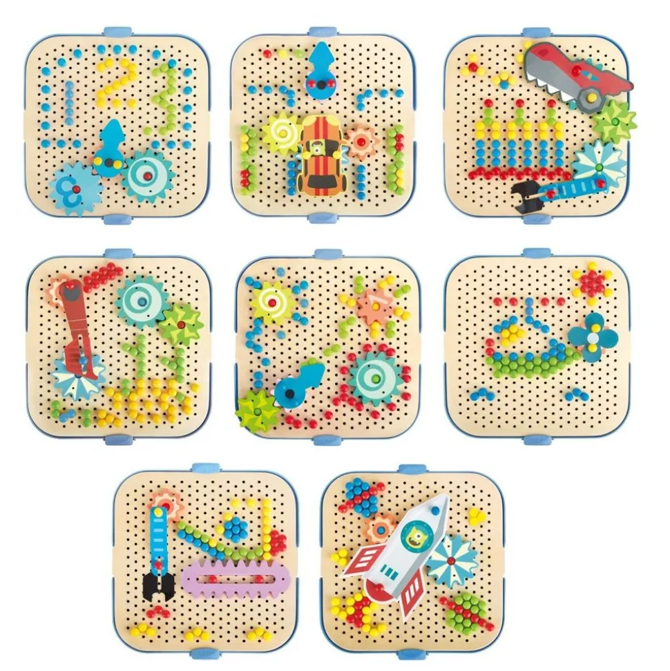 Cogworks Experimental Pegboard Playset - 121pcs