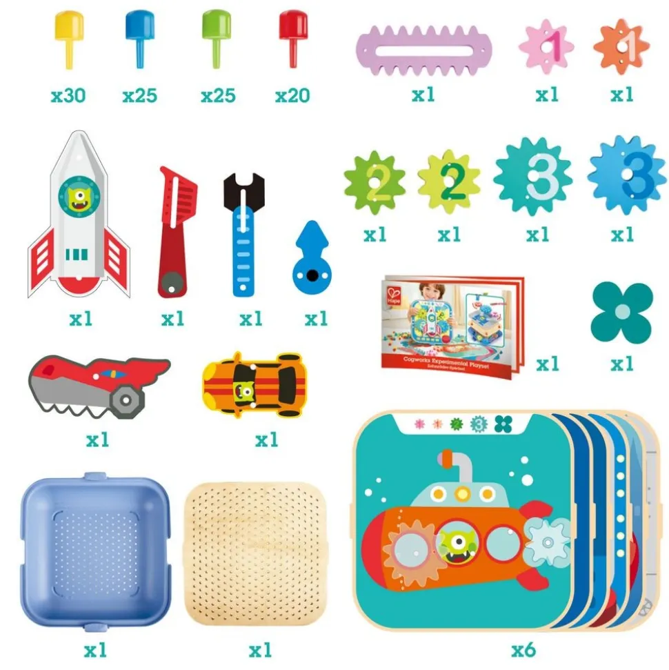 Cogworks Experimental Pegboard Playset - 121pcs