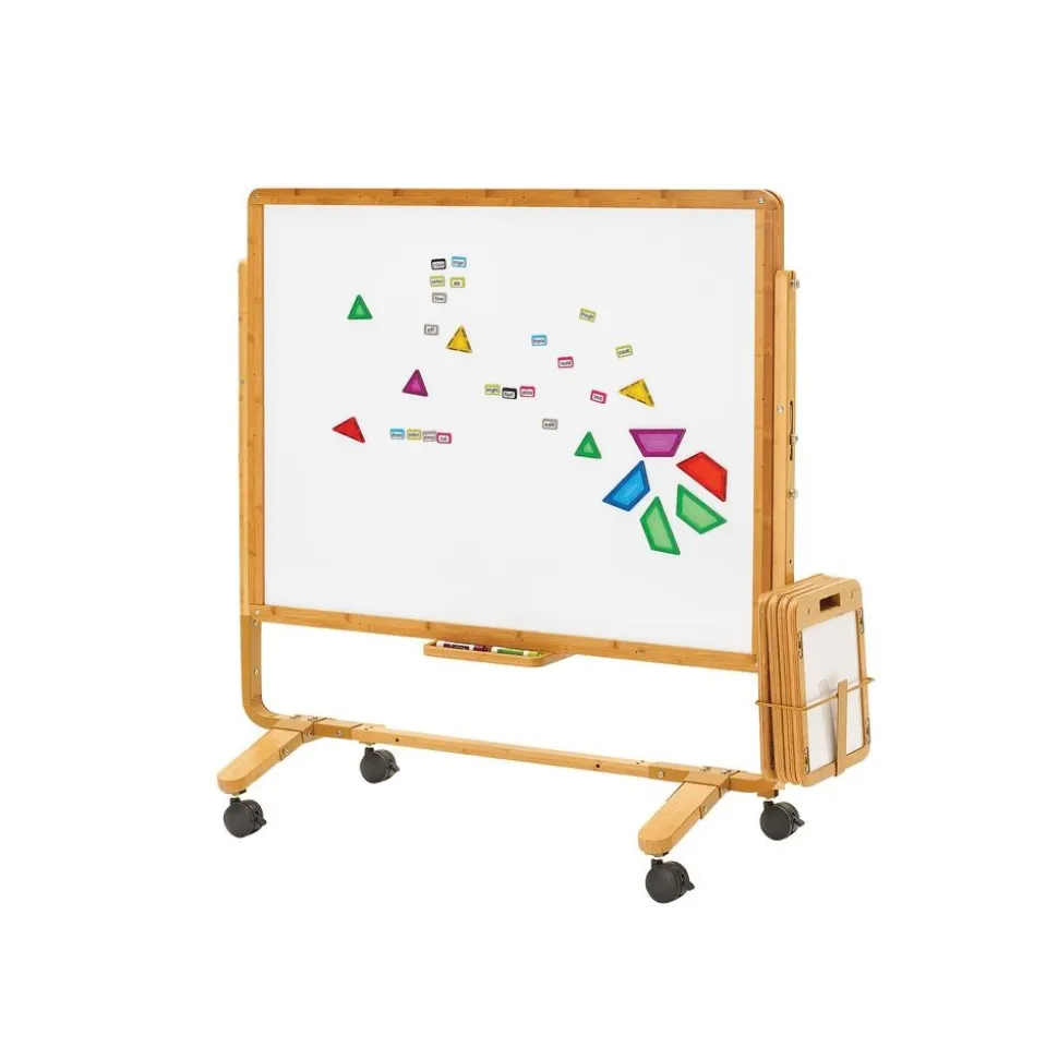 Collaboration Bamboo Premium Whiteboard Model with 4 Slates