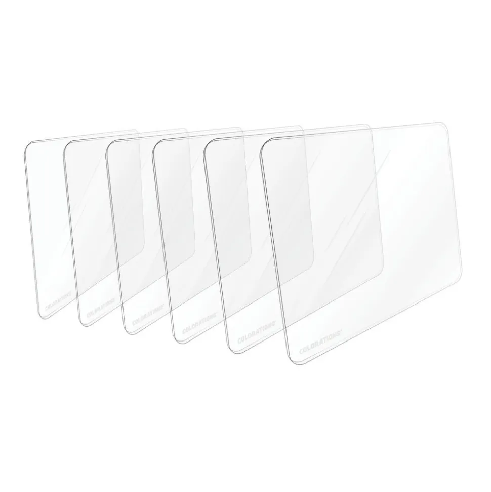 Colorations® Acrylic Lap Boards- Set of 6