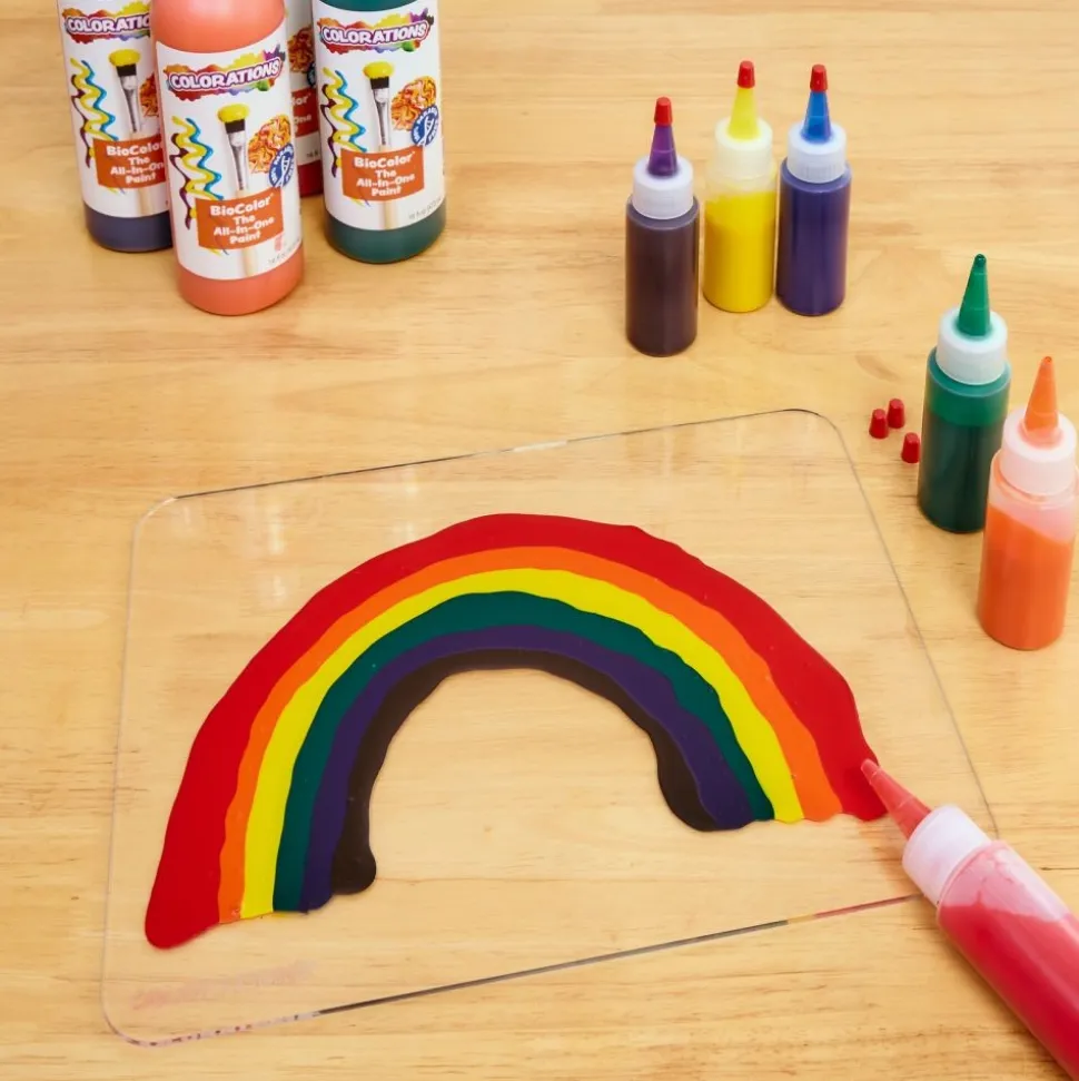 Colorations® Acrylic Lap Boards and Rainbow BioColor® Set