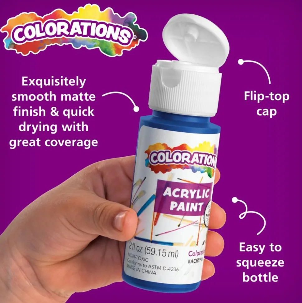 Colorations® Acrylic Paint Set - 16 Colors