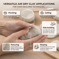 Colorations® Air Dry Modeling Clay - 8lbs