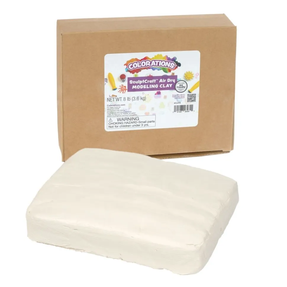 Colorations® Air Dry Modeling Clay - 8lbs