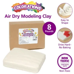 Colorations® Air Dry Modeling Clay - 8lbs