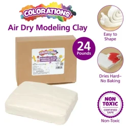 Colorations® Air Dry Modeling Clay - 24lbs Kit