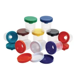 Colorations® Air-Tight, No-Mess Paint Cups - Set of 10
