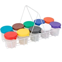Colorations® Air-Tight, No-Mess Paint Cups - Set of 10
