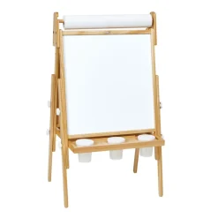 Colorations® All in One Wooden Adjustable Easel and Roll