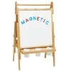 Colorations® All in One Wooden Adjustable Easel with Markers & Bonus Chalk