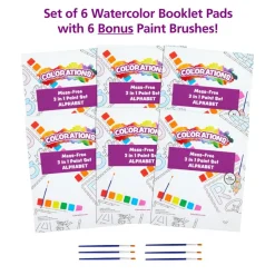Colorations® 6 Alphabet Paint Activity Books