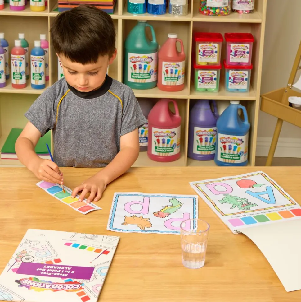 Colorations® 6 Alphabet Paint Activity Books