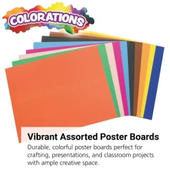Colorations® Assorted Colors Poster Board, 22