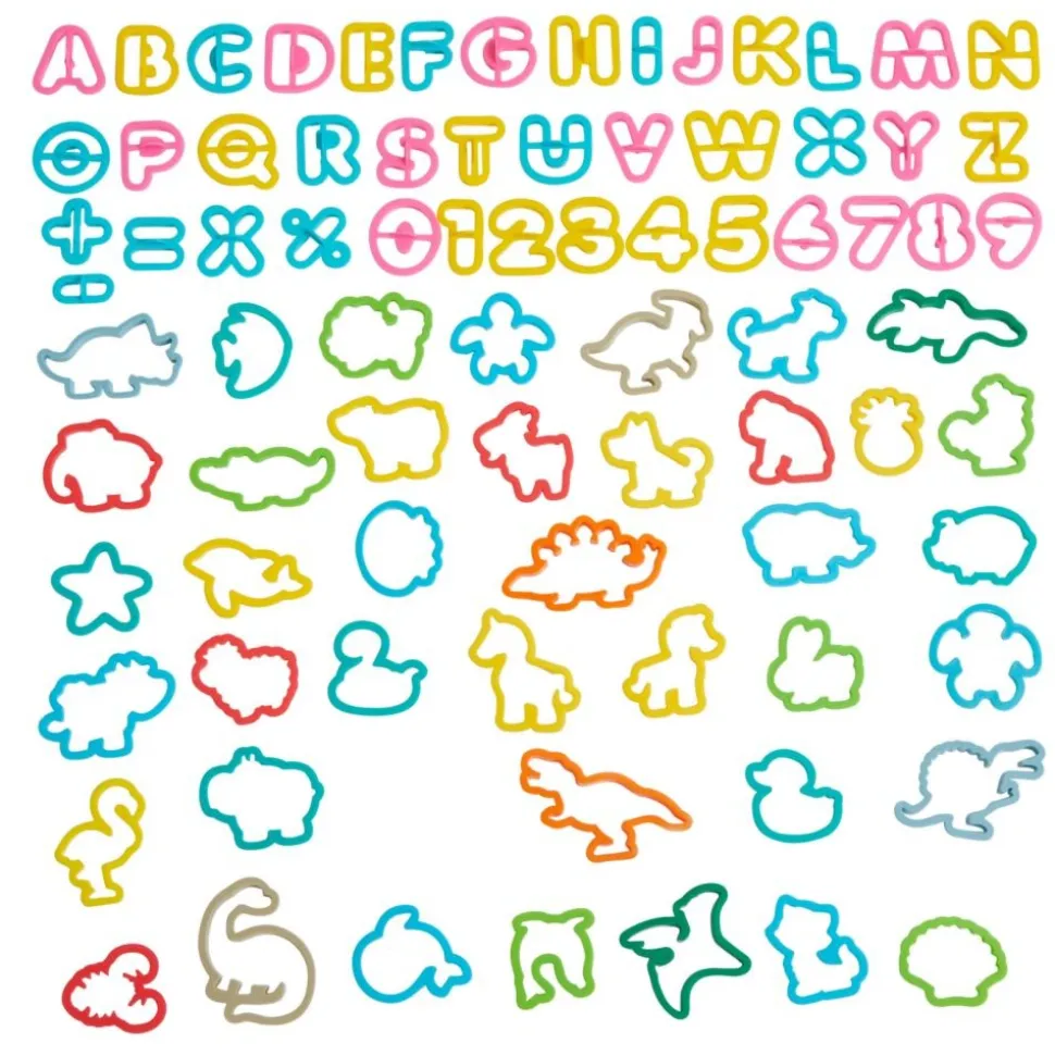 Colorations® Assorted Cut Set Accessories, Alphabet, Numbers & Animals