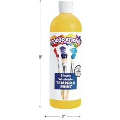 Colorations® Assorted Paintbrush Classpack and Simply Washable Tempera Paint Set