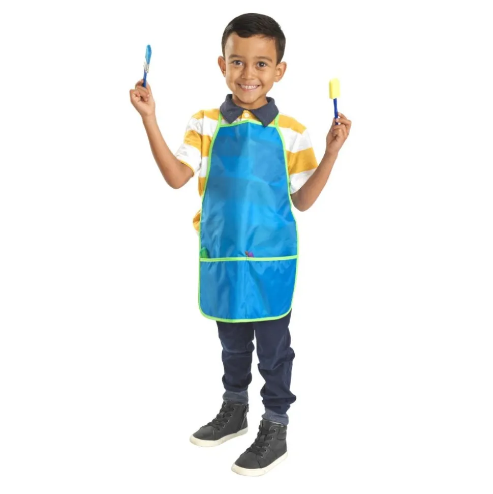 Colorations® Assorted Paintbrush Classpack & Waterproof Apron Set