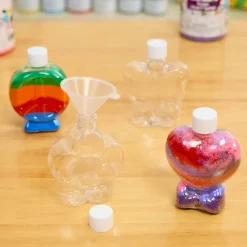 Colorations® Assorted Shape Craft Bottles - Set of 12