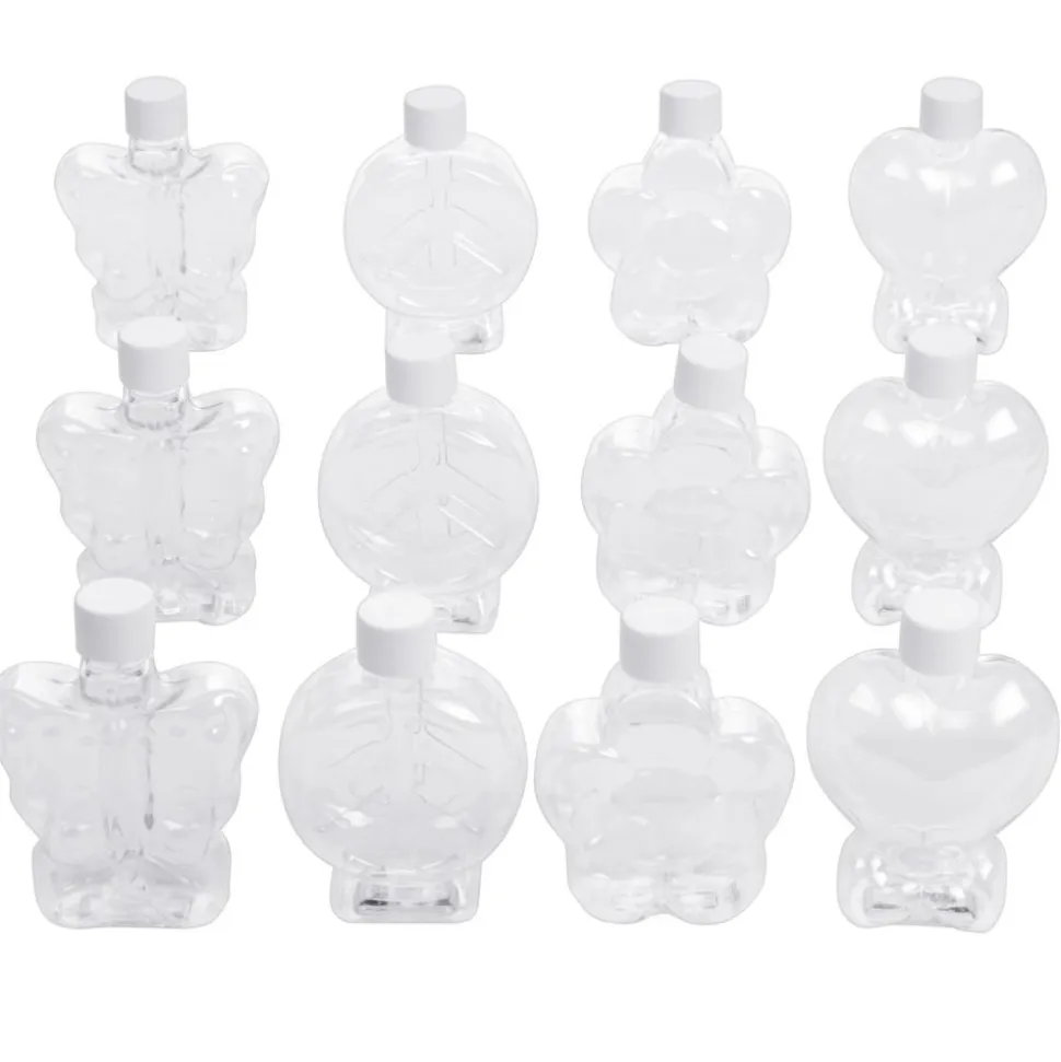 Colorations® Assorted Shape Craft Bottles - Set of 24